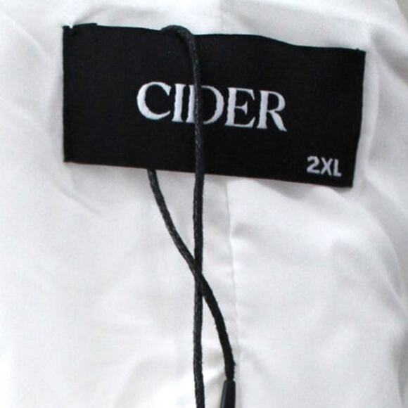 Cider Solid V-neck Collar Crop Blazer Size 2XL NWT - Picture 7 of 7